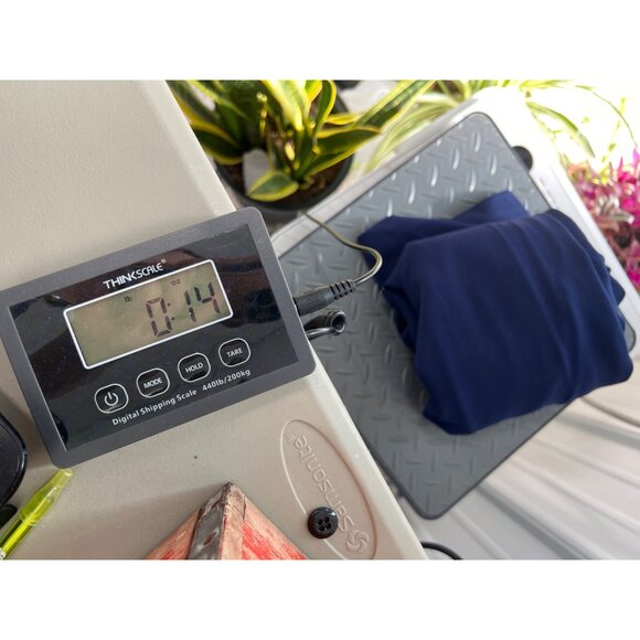 Andree by Unit Open Front Blazer Jacket Womens Large Navy Career Business Casual - Picture 7 of 7